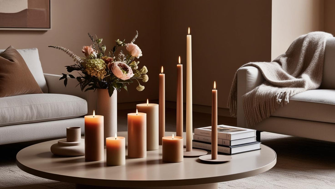 9 chic ways to style your living room decor with candles