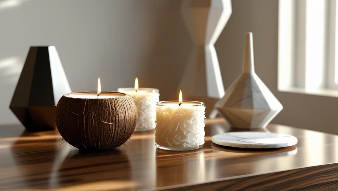 Coconut candles A natural choice for sustainable elegance