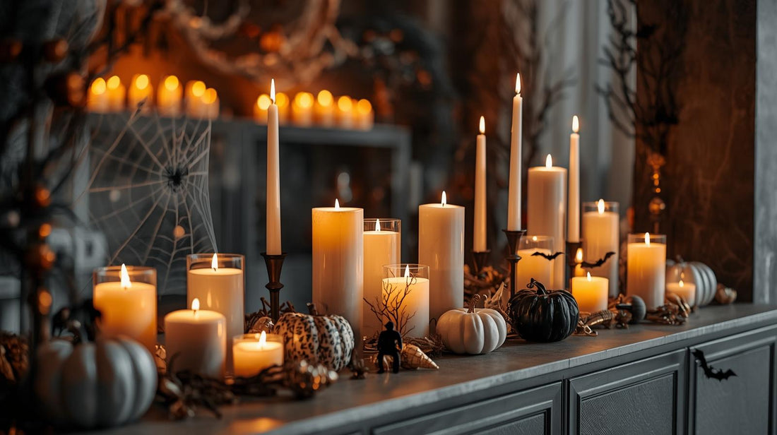 Creative candle ideas for spooky Halloween decorations