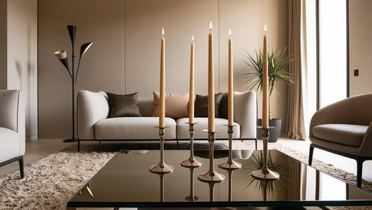 Decorating with taper candles