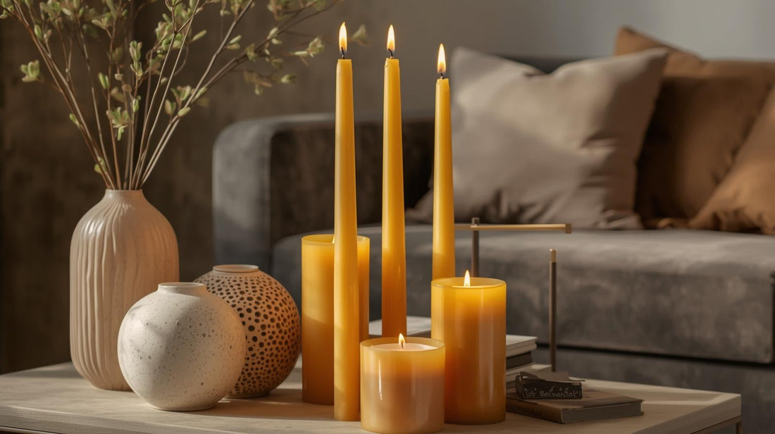 The timeless appeal of beeswax taper candles