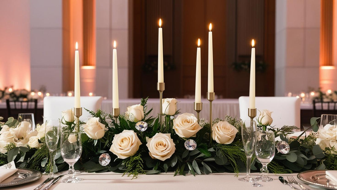 elegant wedding centerpieces with candles