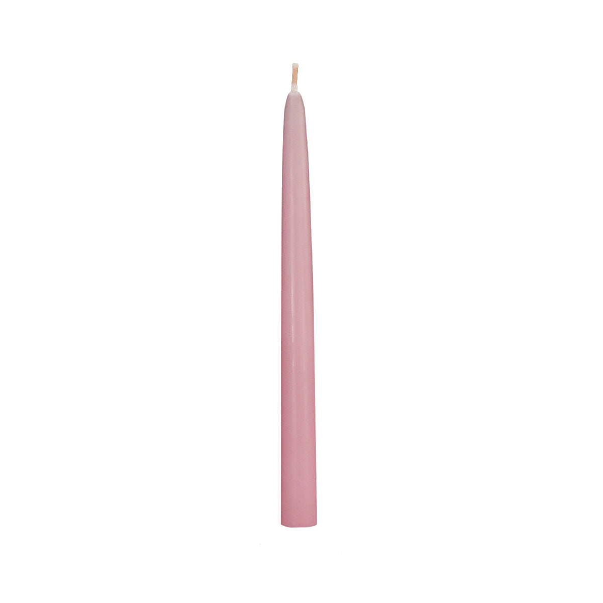 10-inch taper candles pink