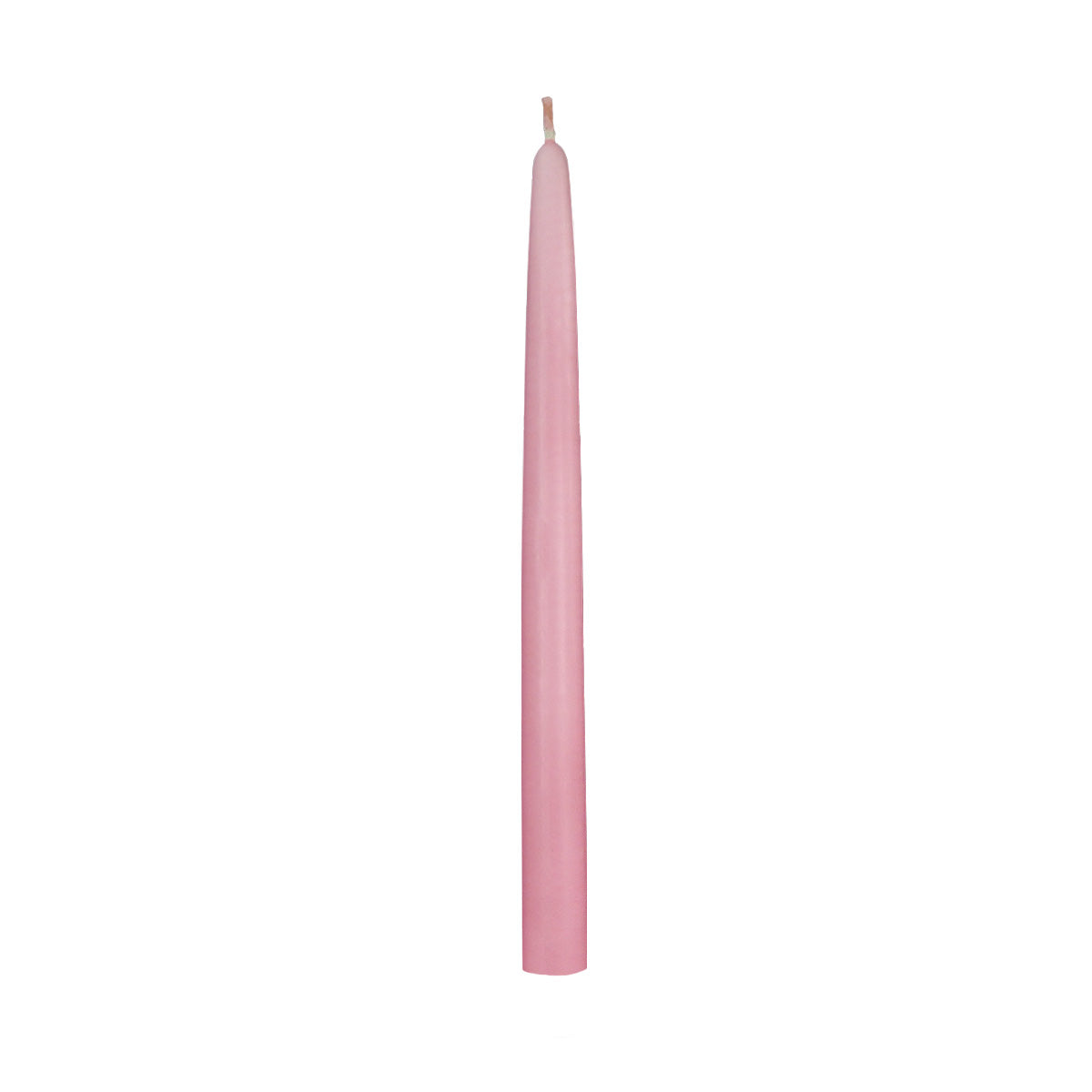 12 inch taper candles pink