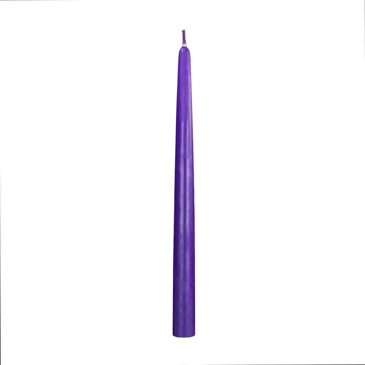 12 inch taper candles purple