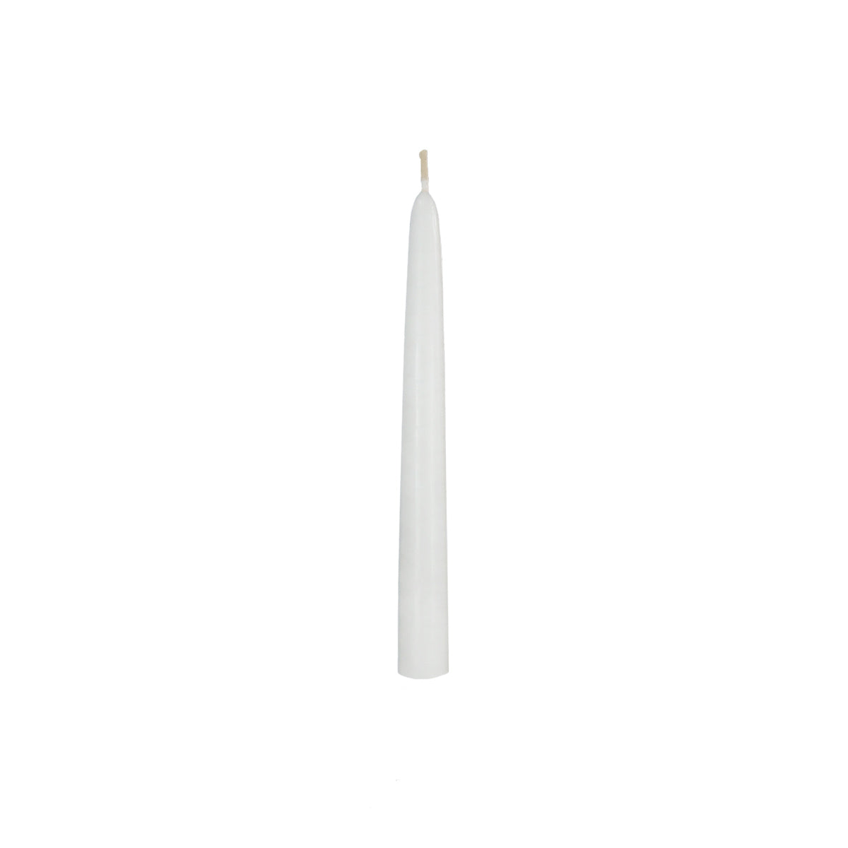 6-inch white taper candles
