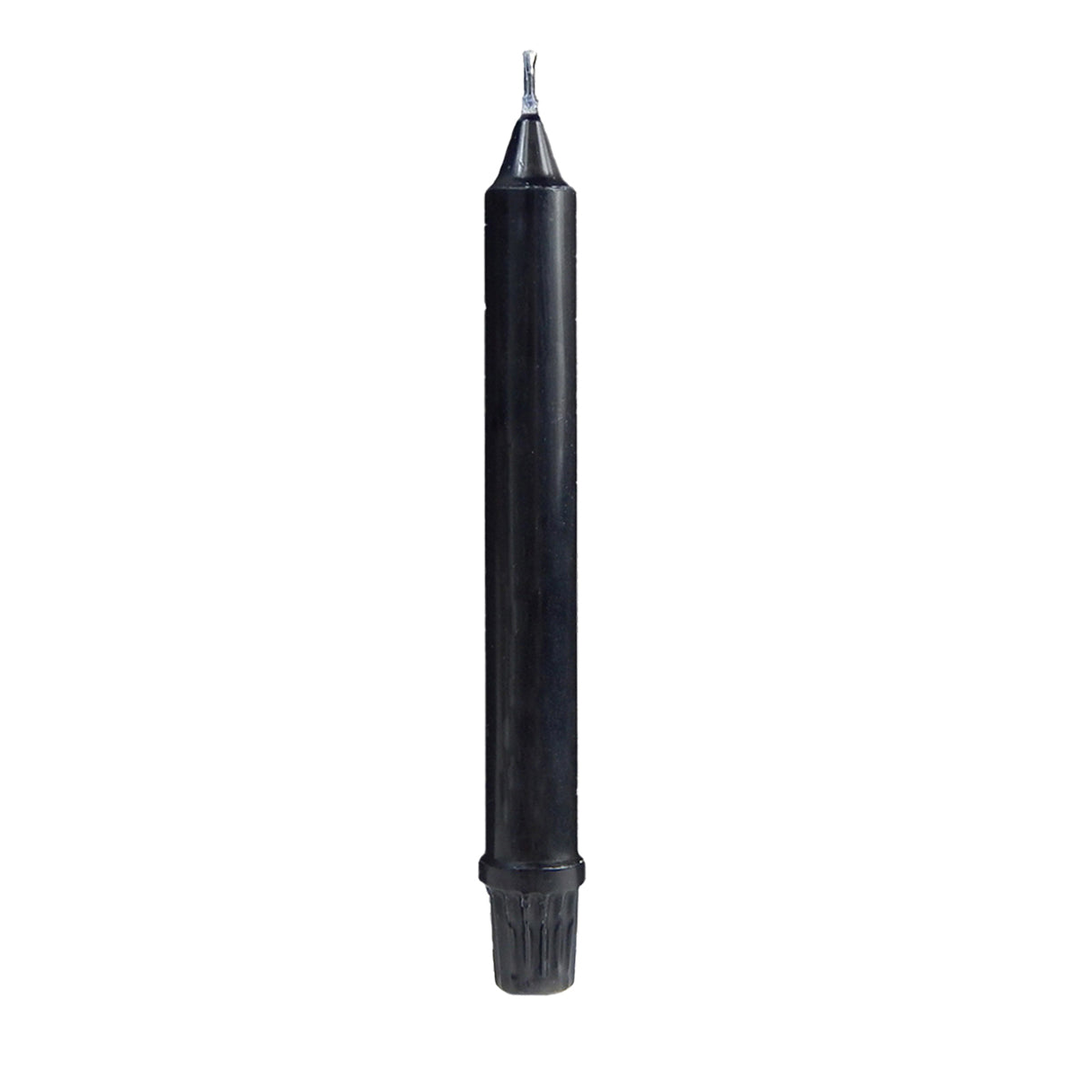 8 inch formal dinner candle black