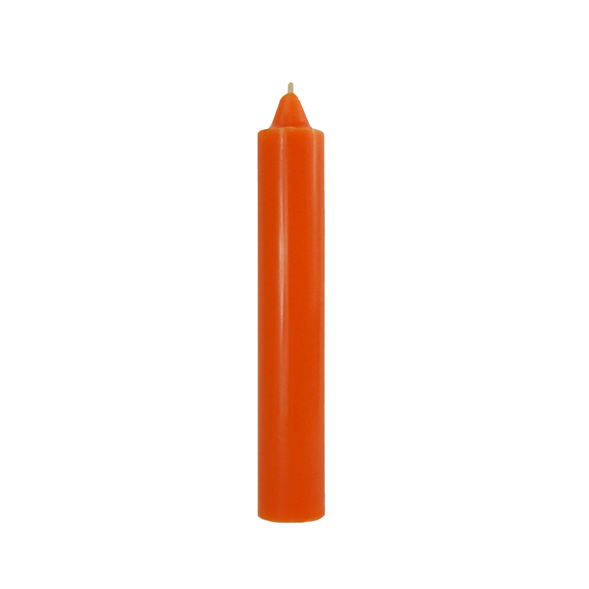 9" jumbo candle orange