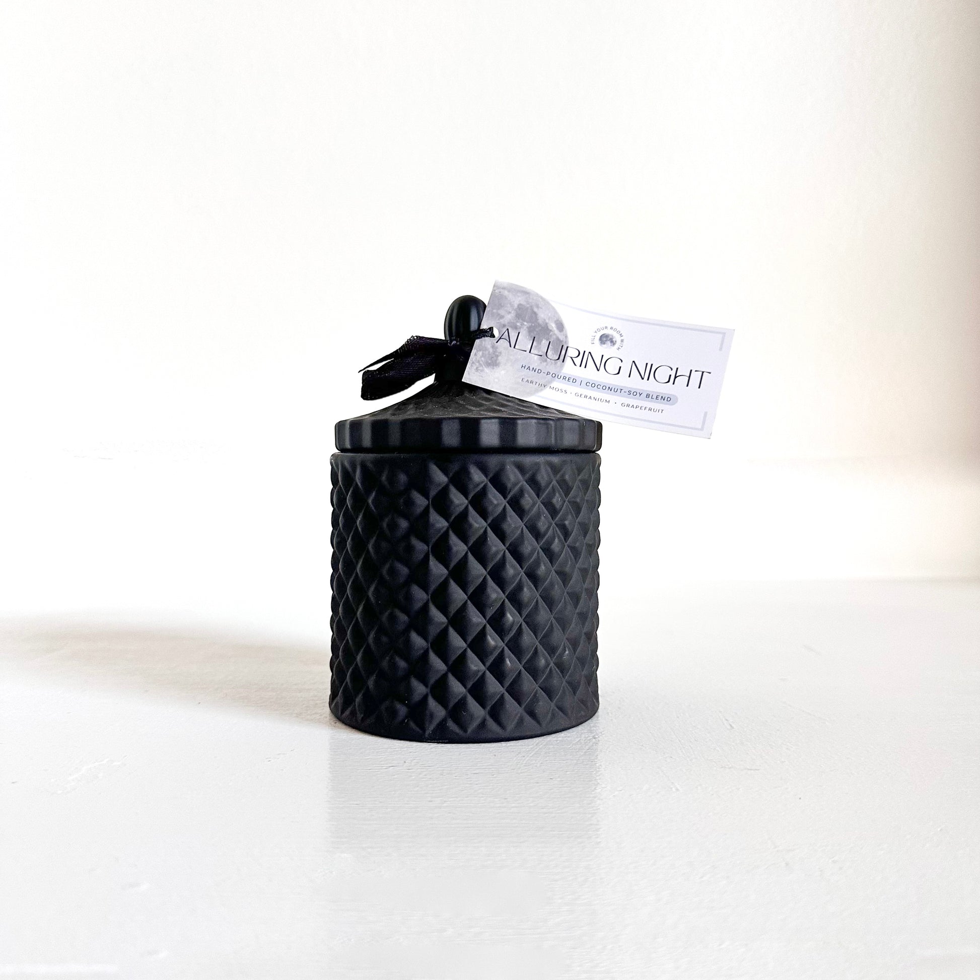 Alluring Night scented candle in a jar