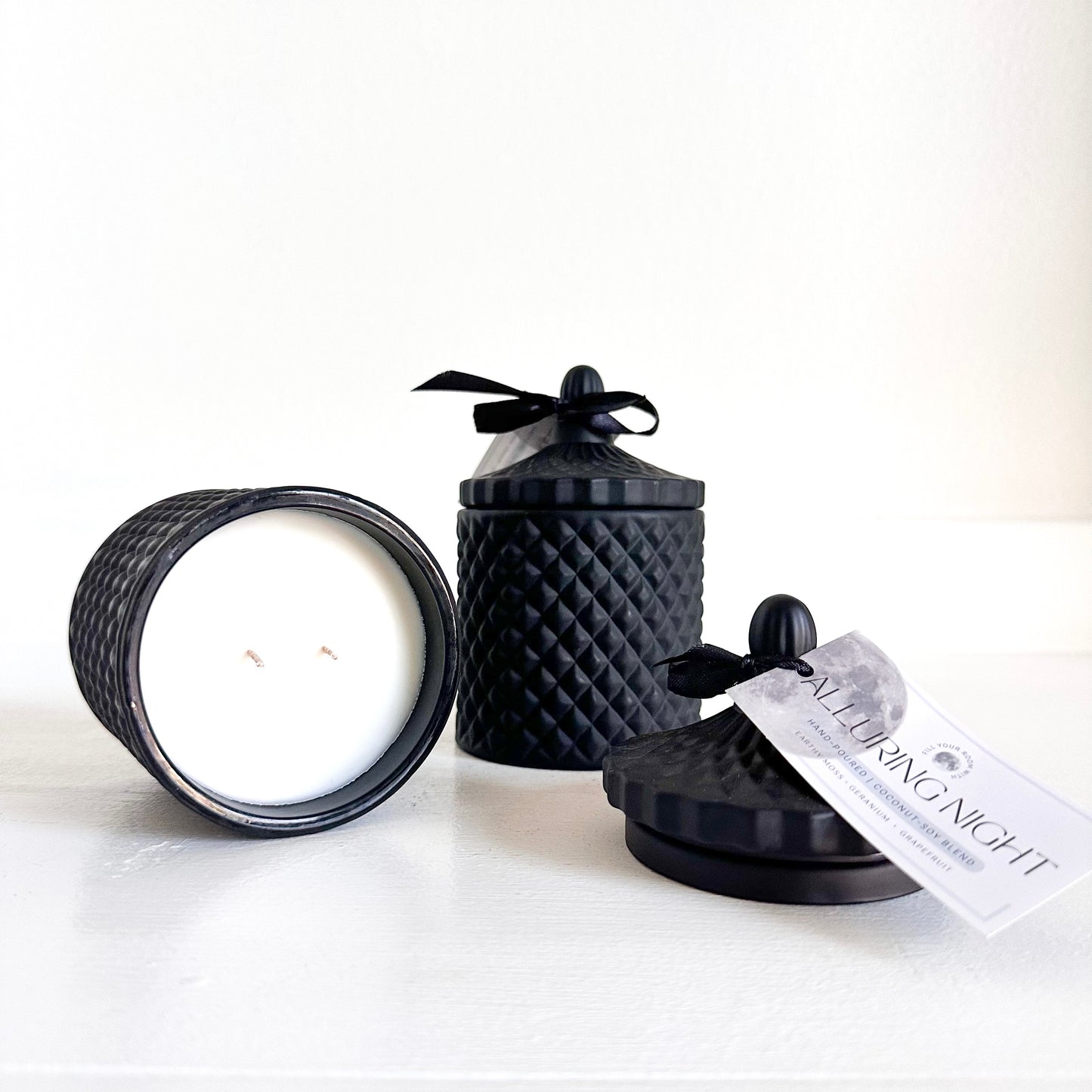 Alluring Night soy scented jar candle