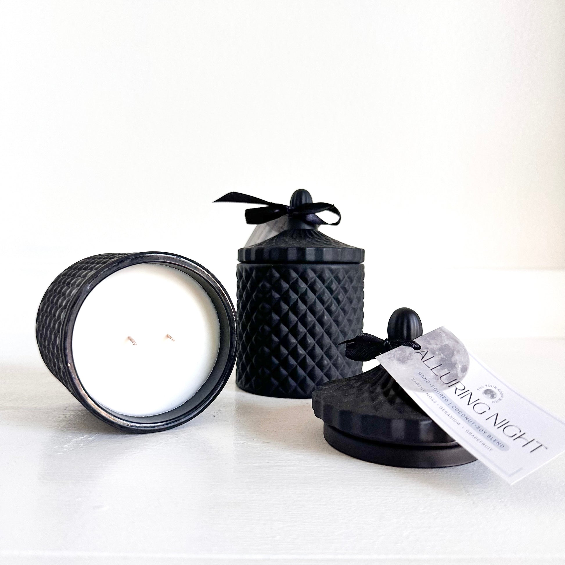 Alluring Night soy scented jar candle