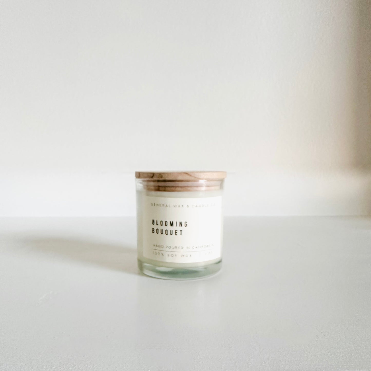 Blooming Bouquet soy candle in a jar