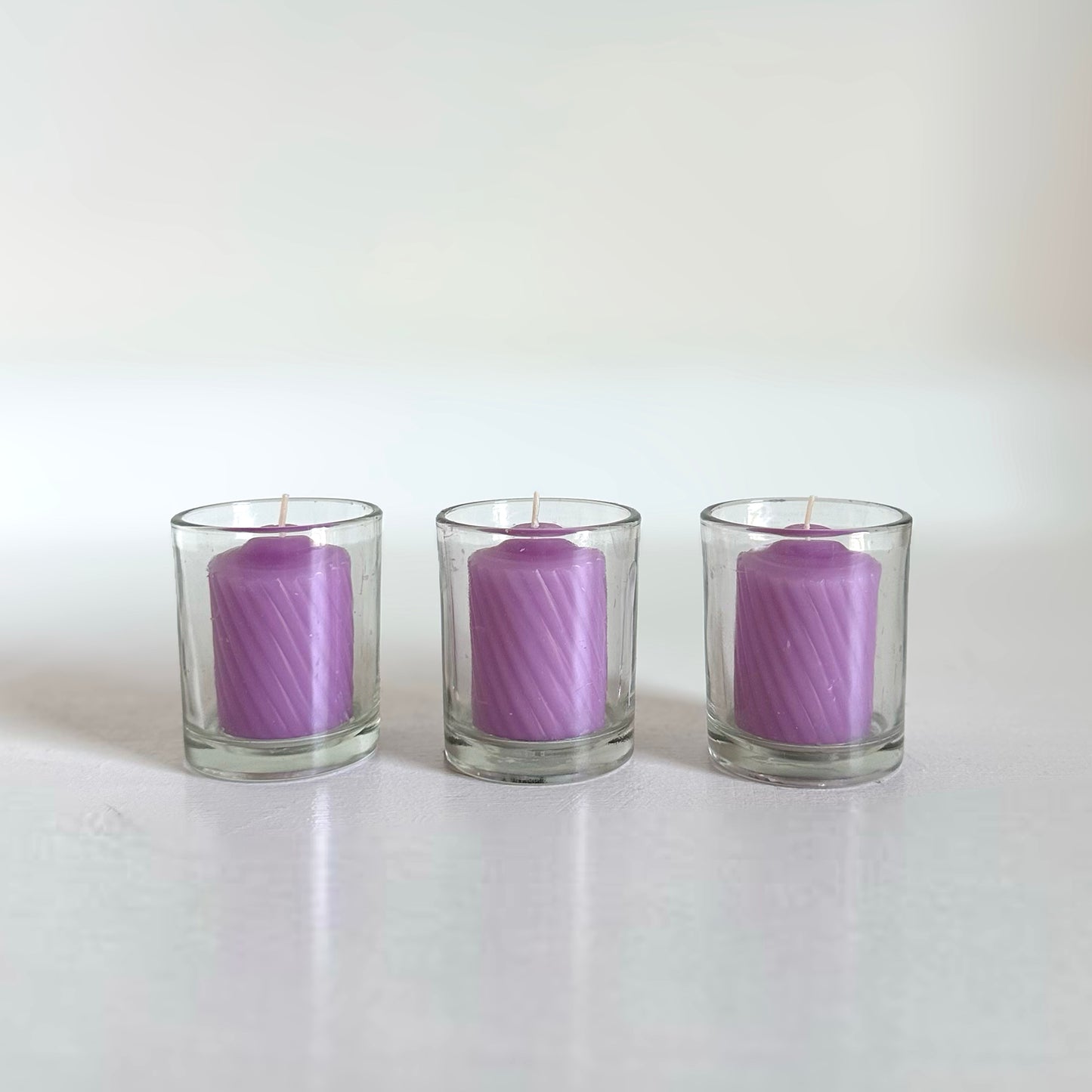 Lavender fragrance votive candle for events