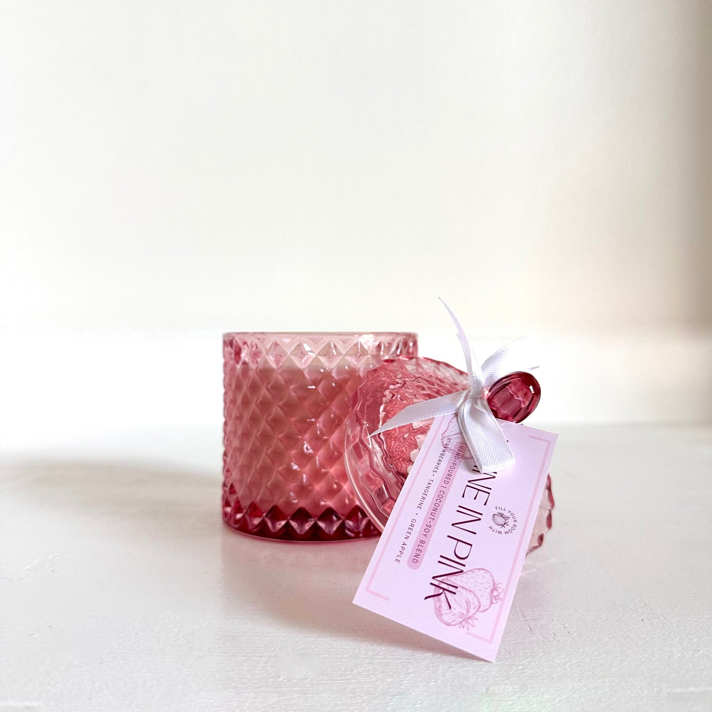 Bougie On A Budget Jar Candle Collection - Divine In Pink