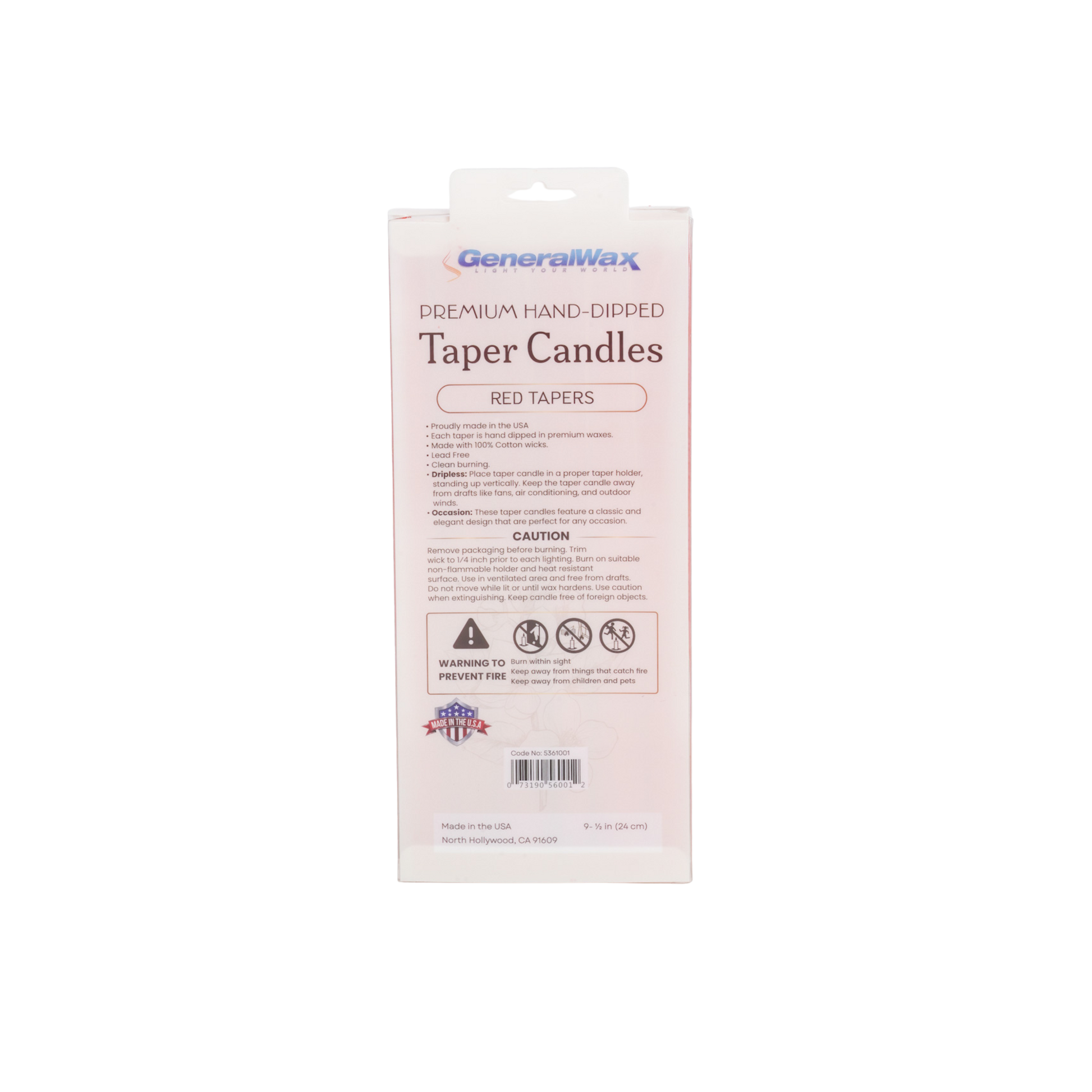 Red Taper Candles Premium