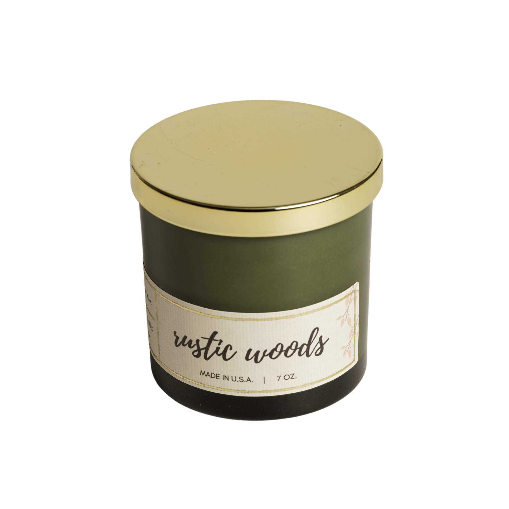 Rustic woods scented candle