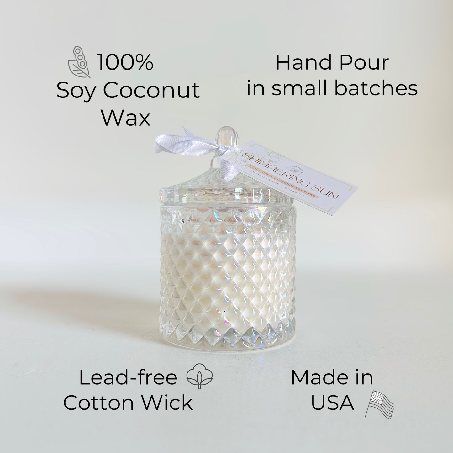 Bougie On A Budget Jar Candle Collection - Shimmering Sun