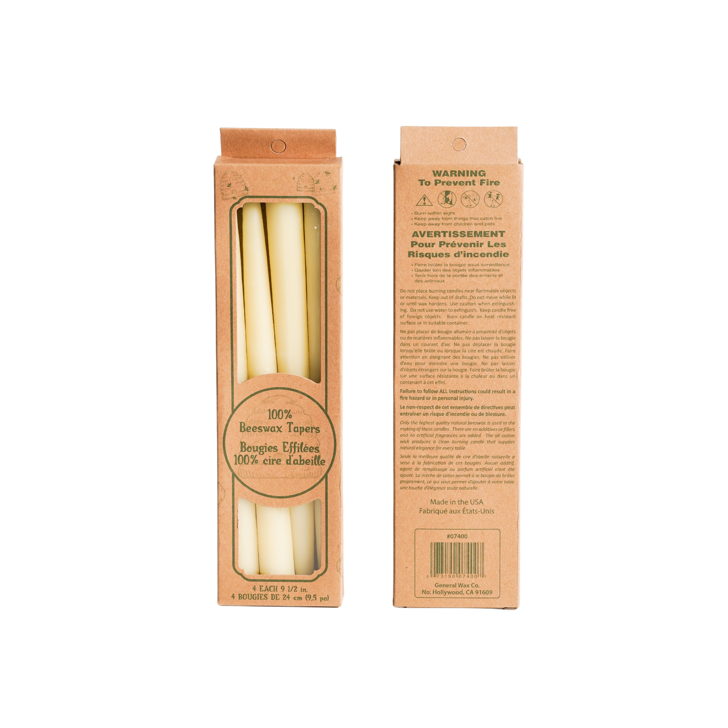pure beeswax candles - tapers