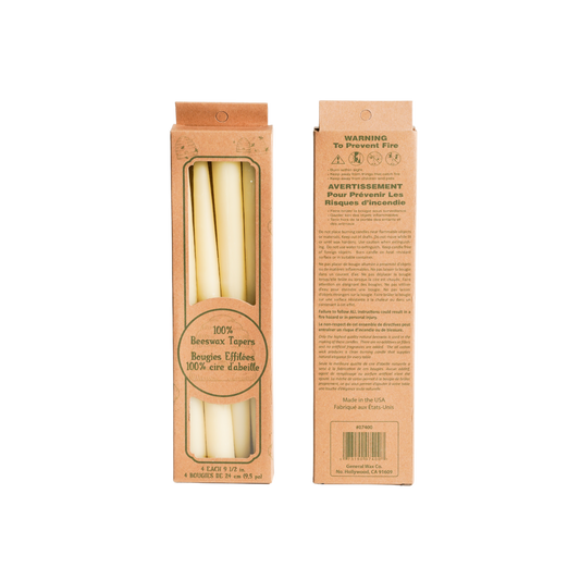 pure beeswax candles - tapers