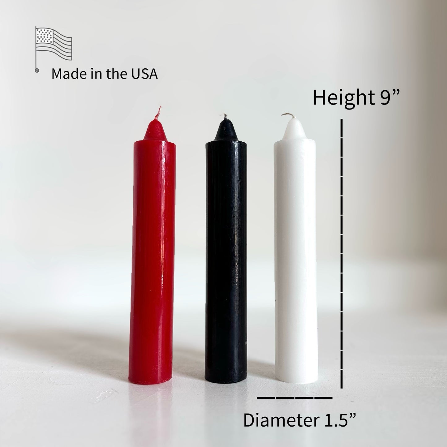 Unscented Jumbo Candles for table centerpieces
