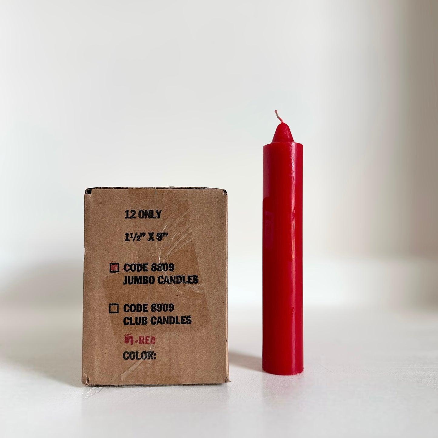 Unscented Jumbo Candles for weddings and ceremonies
