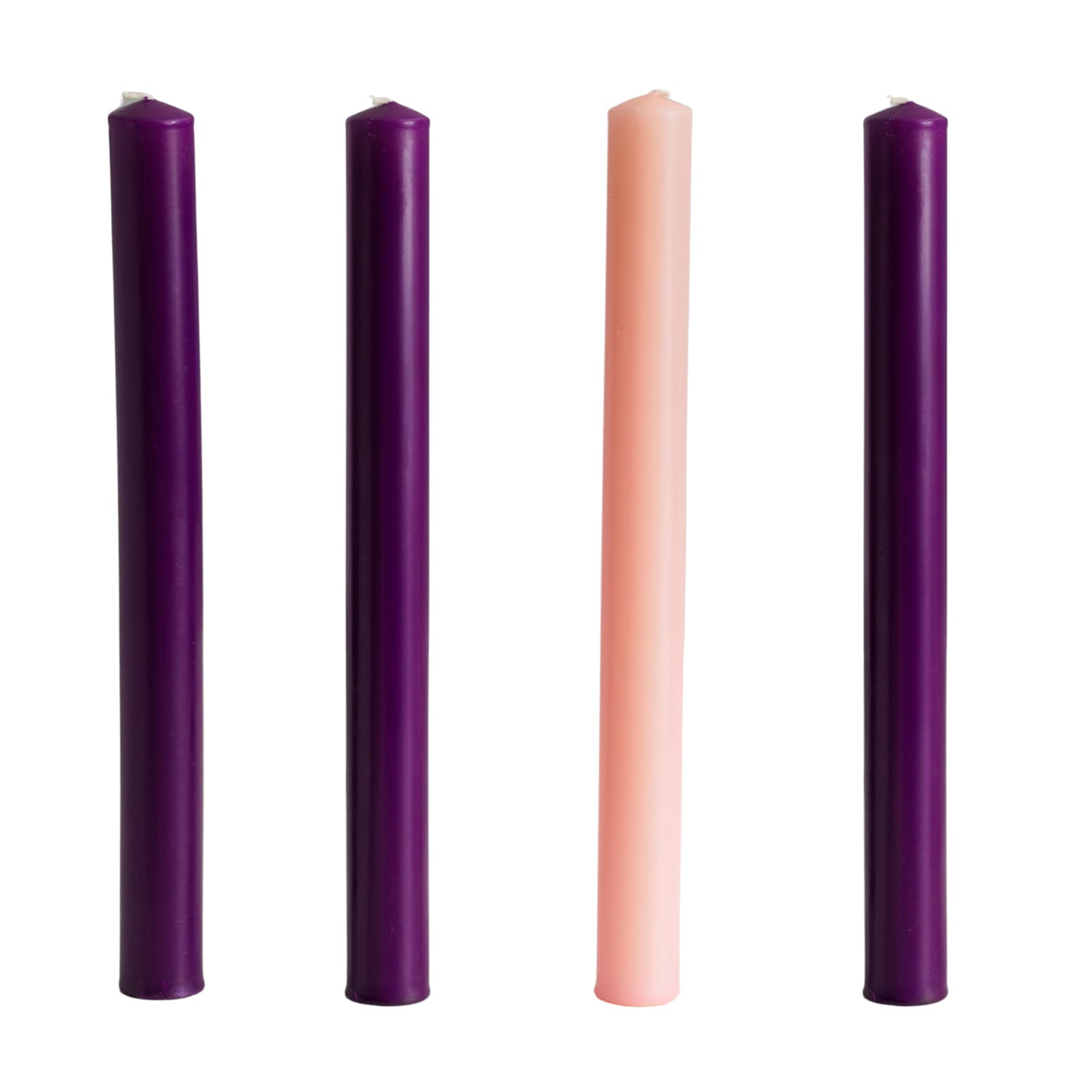 advent taper candles