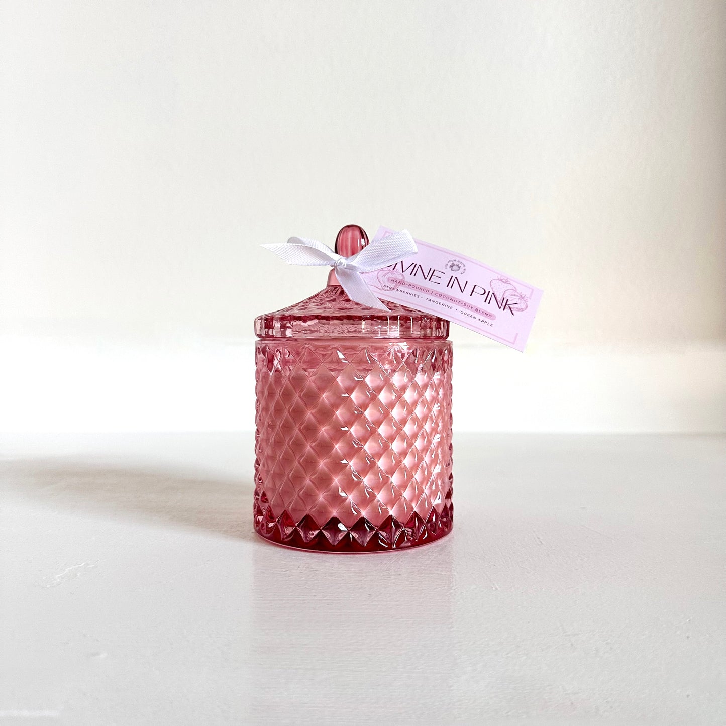 Bougie On A Budget Jar Candle Collection - Divine In Pink
