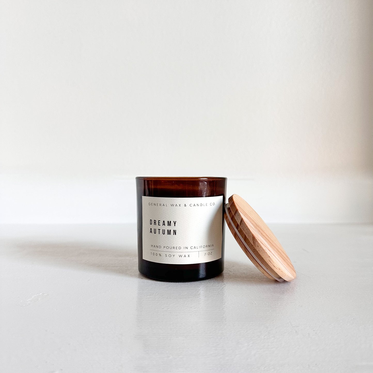 dreamy autumn candle in a jar