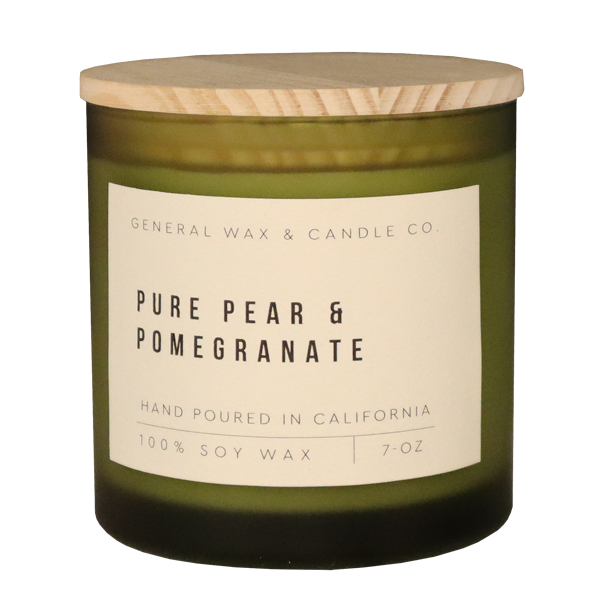 Pure Pear Pomegranate Scented Candle - Authenticity Collection