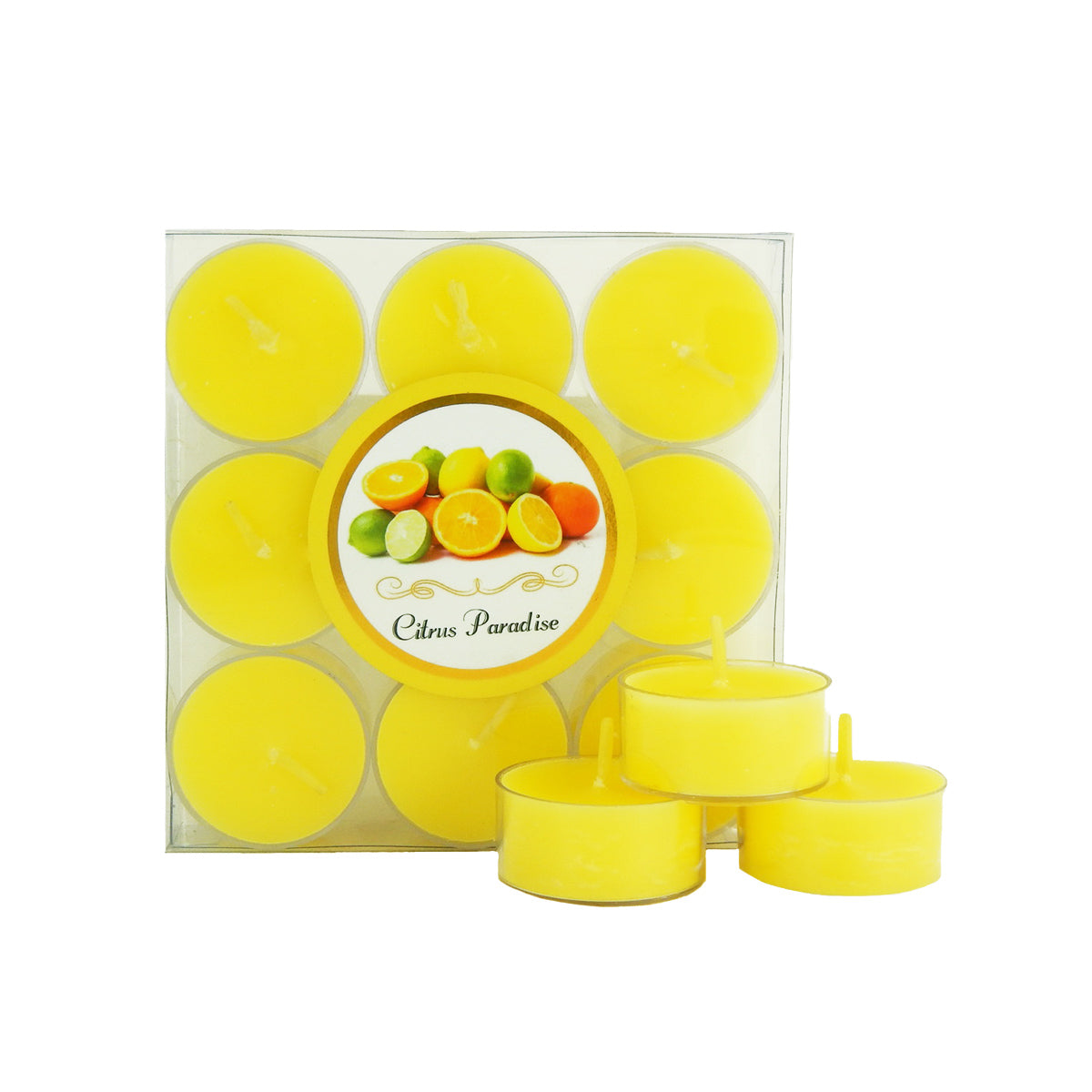 Scented Tealight Candles (Pack Of 9)