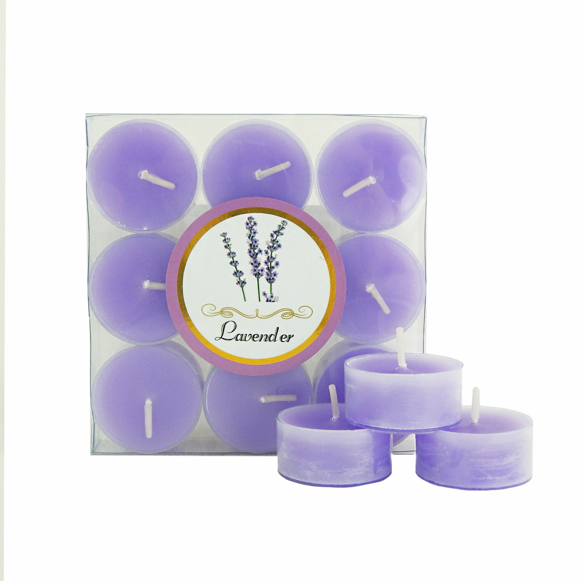 Scented Tealight Candles (Pack Of 9)