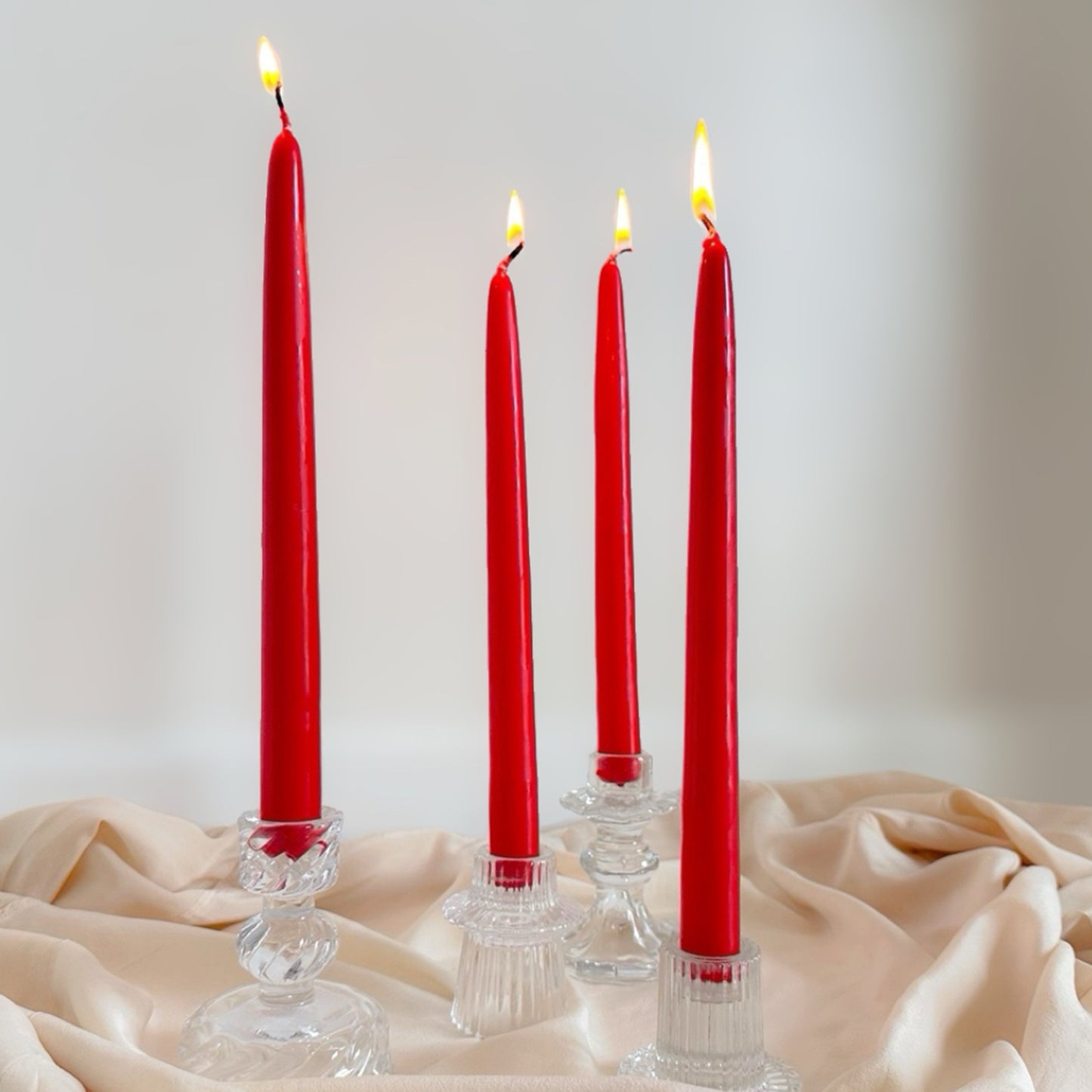 smokeless taper candles
