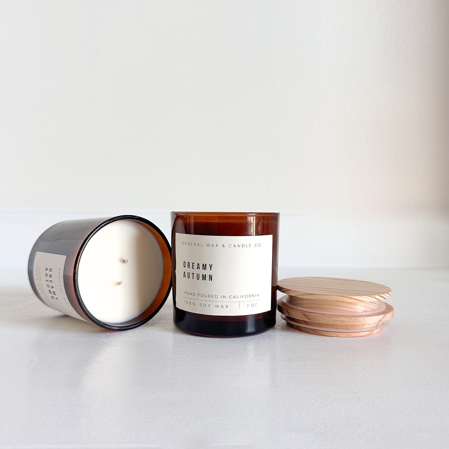 soy candle in a jar dreamy autumn