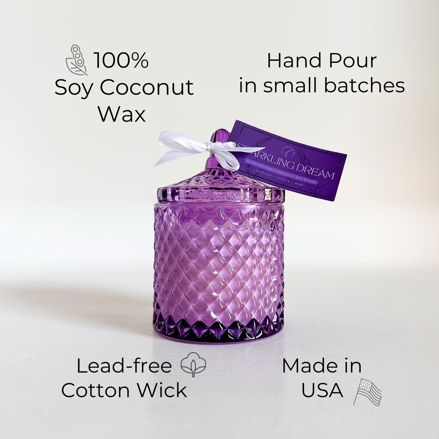 Bougie On A Budget Jar Candle Collection - Sparkling Dream