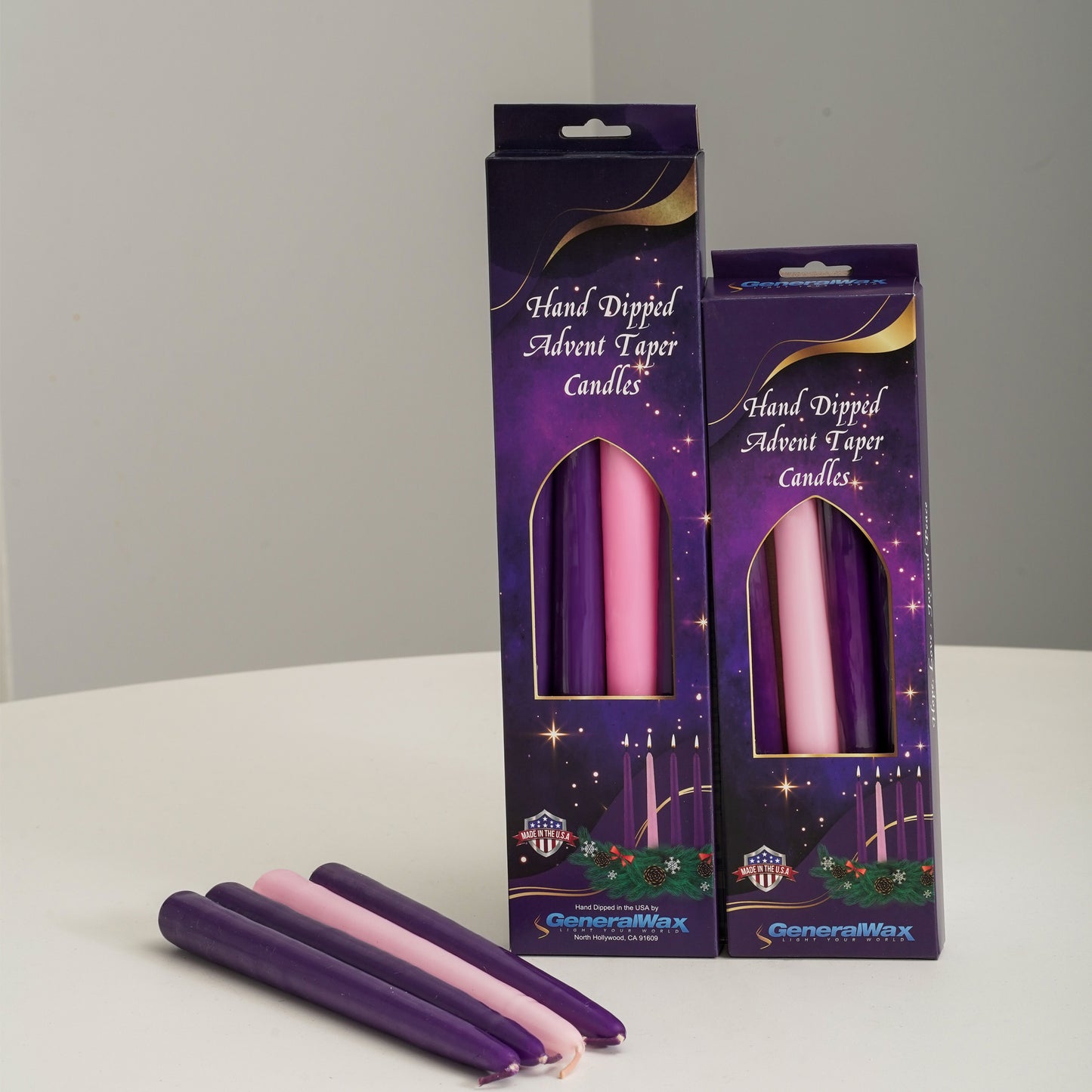 taper candles advent