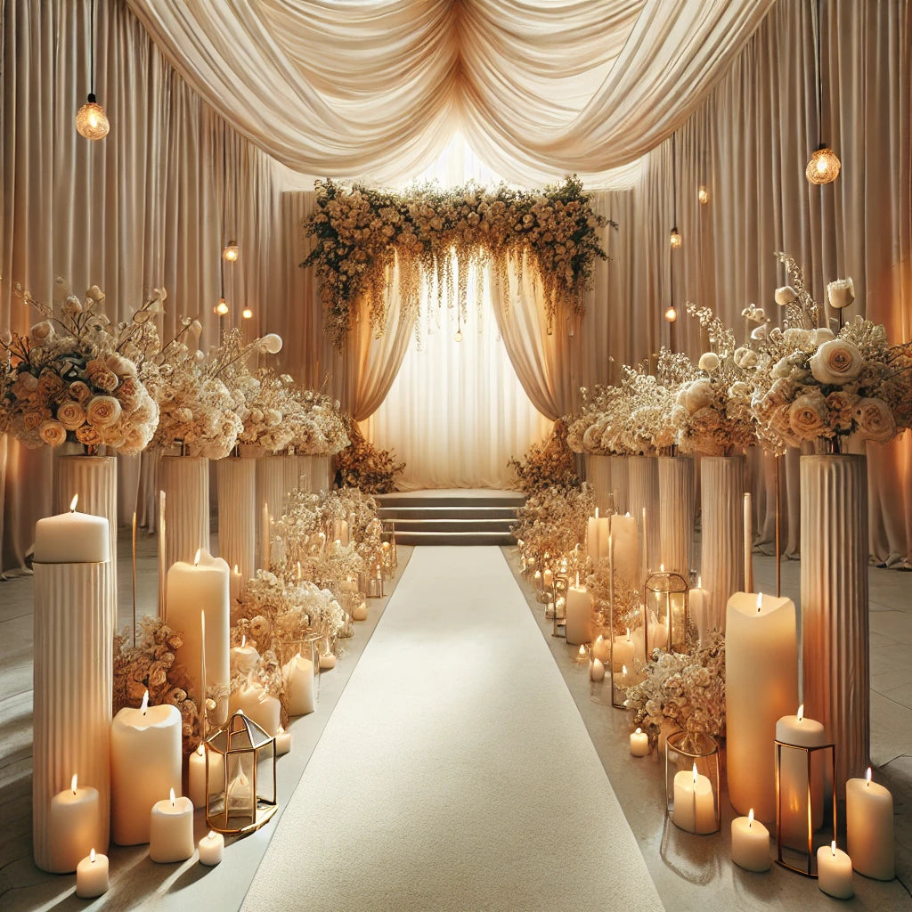 General Wax & Candle wedding collection candles