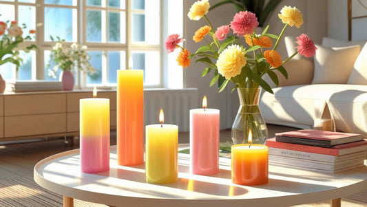 Candles inspired by summer scents 