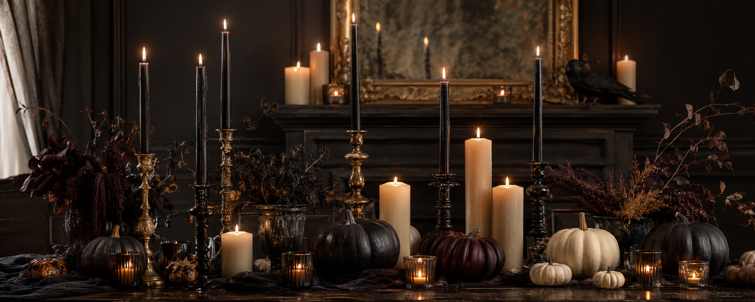 Elegant Halloween Candle Decor Ideas for a Sophisticatedly Spooky Home
