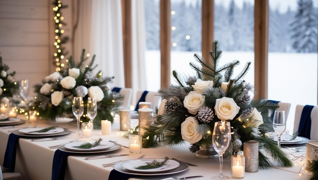 13 elegant & cozy winter wedding decoration ideas