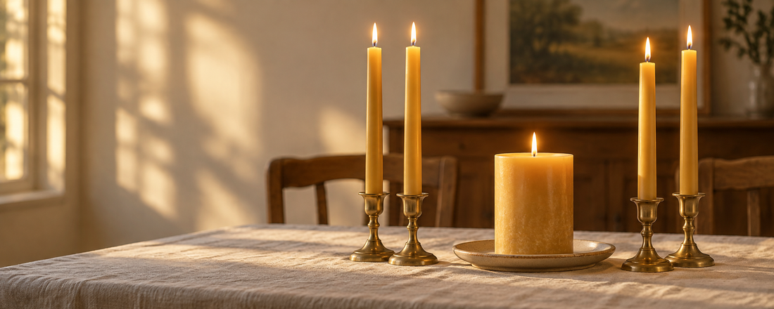 How to Choose Beeswax Candles Tapers and Pillars