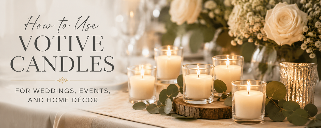 How to Use Votive Candles for Weddings
