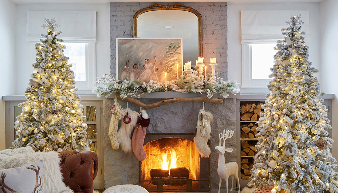 Seasonal elegance with winter decoration