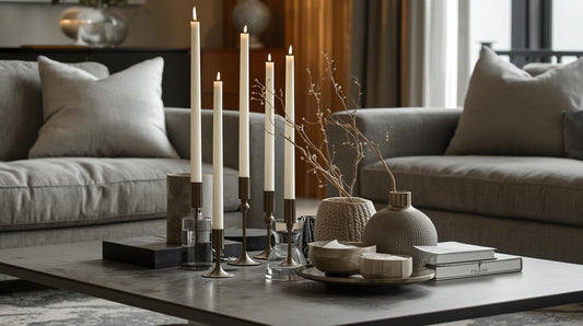 Stick candles for minimalist and classic decor 
