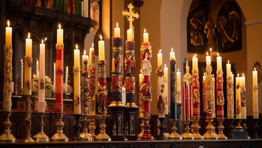The spiritual and decorative power of Paschal candles