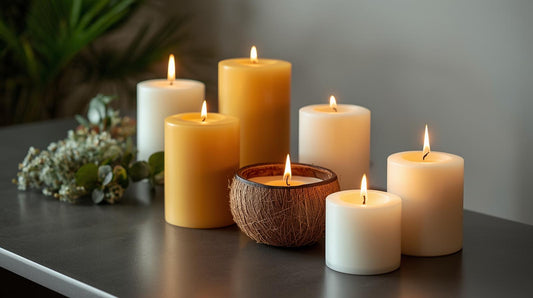 Types of candle wax and their unique qualities 