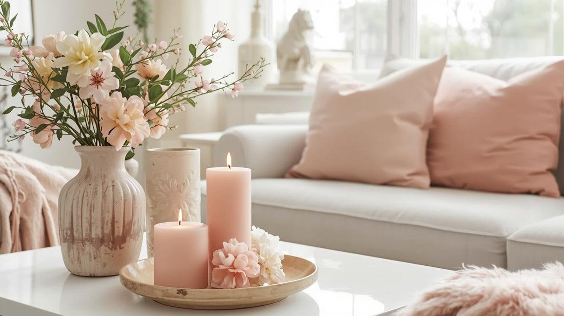 Welcome spring with elegant floral scents and candlelight 