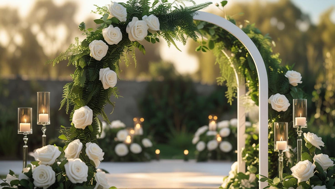 elegant candle decor ideas for botanical garden weddings 