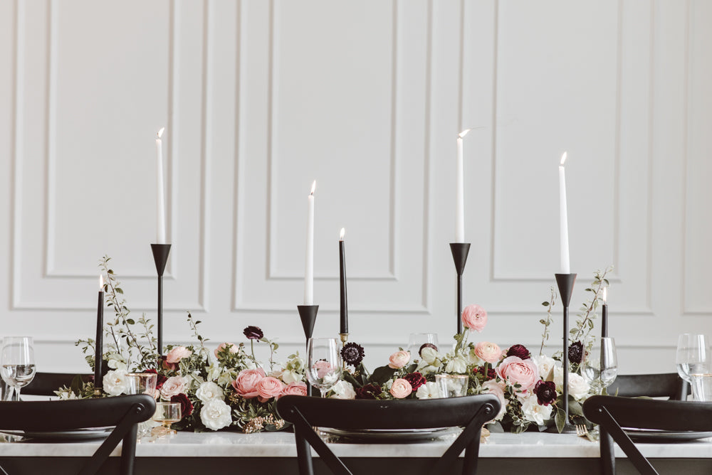 wedding decor with taper candles|Weeding decor with taper candles||||wedding table decor with taper candles