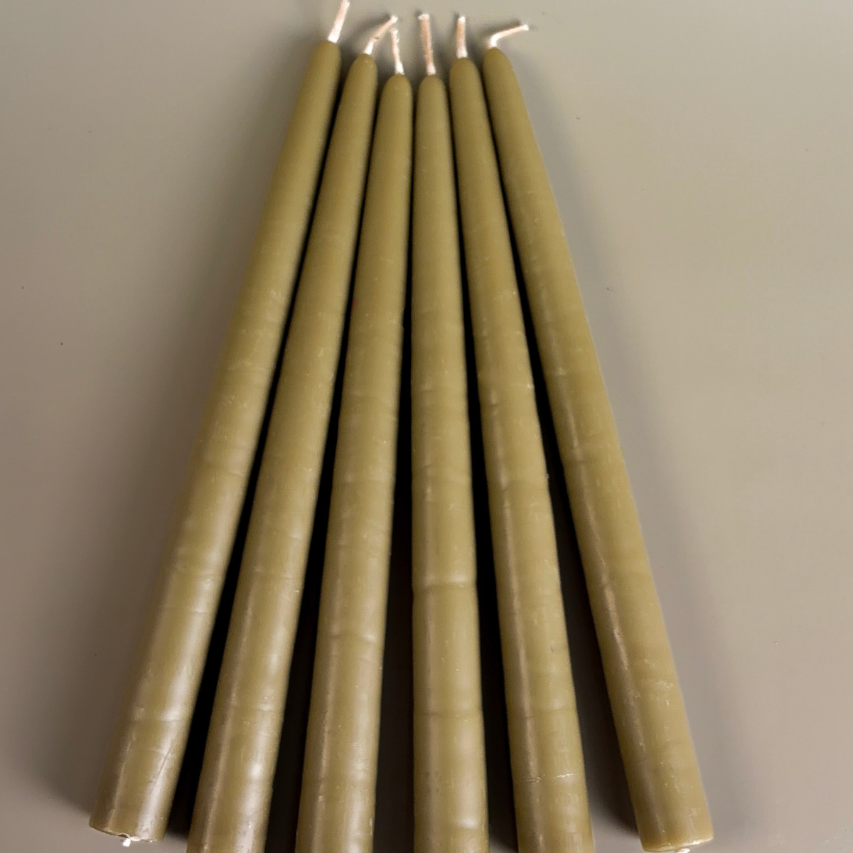 10-inch bayberry taper candles for holiday table decor