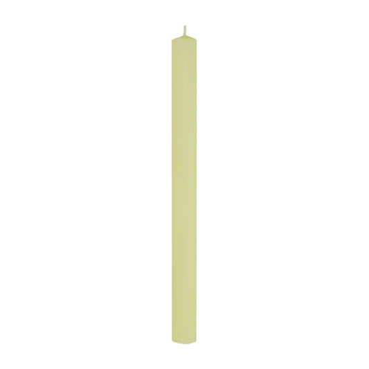 100% BEESWAX 1-1/2" x 12-3/4" GROOVE BASE CANDLE STICK